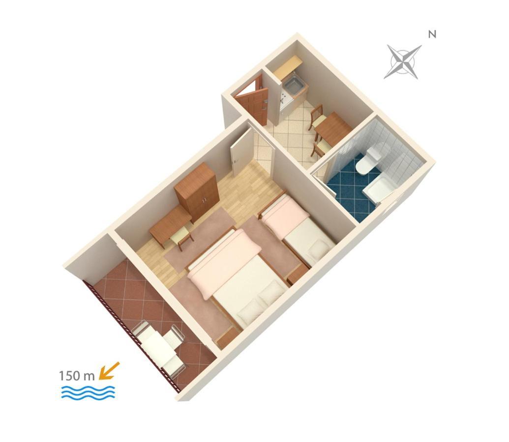 Apartments With A Parking Space Baska Voda, Makarska - 301 Zewnętrze zdjęcie